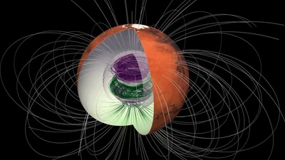 Mars' Hemispheric Magnetic Field From a Full-Sphere Dynamo featured image